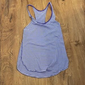 Lululemon tank top. In purple. Size 6.